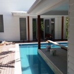 Renovation of the pool area of this family home in Little Cove Noosa Heads